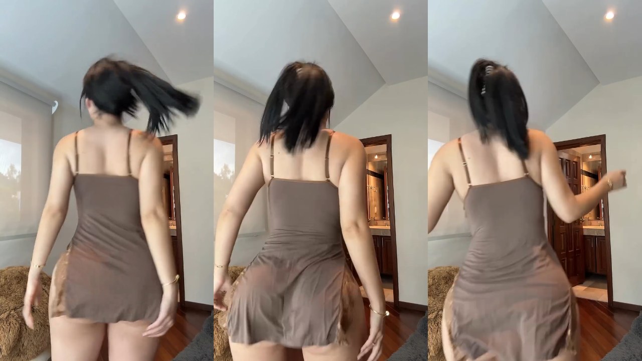 Adriana Olivarez moviendo el culo