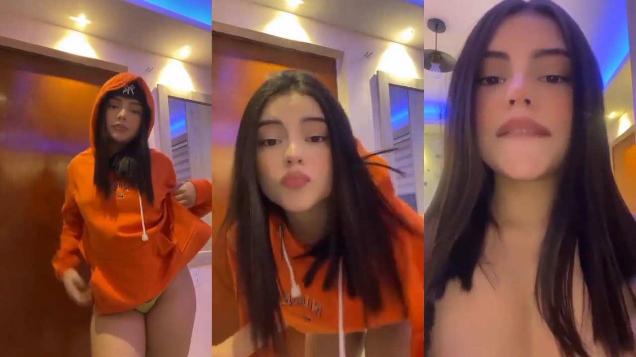Karol Mantilla desnudandose pack