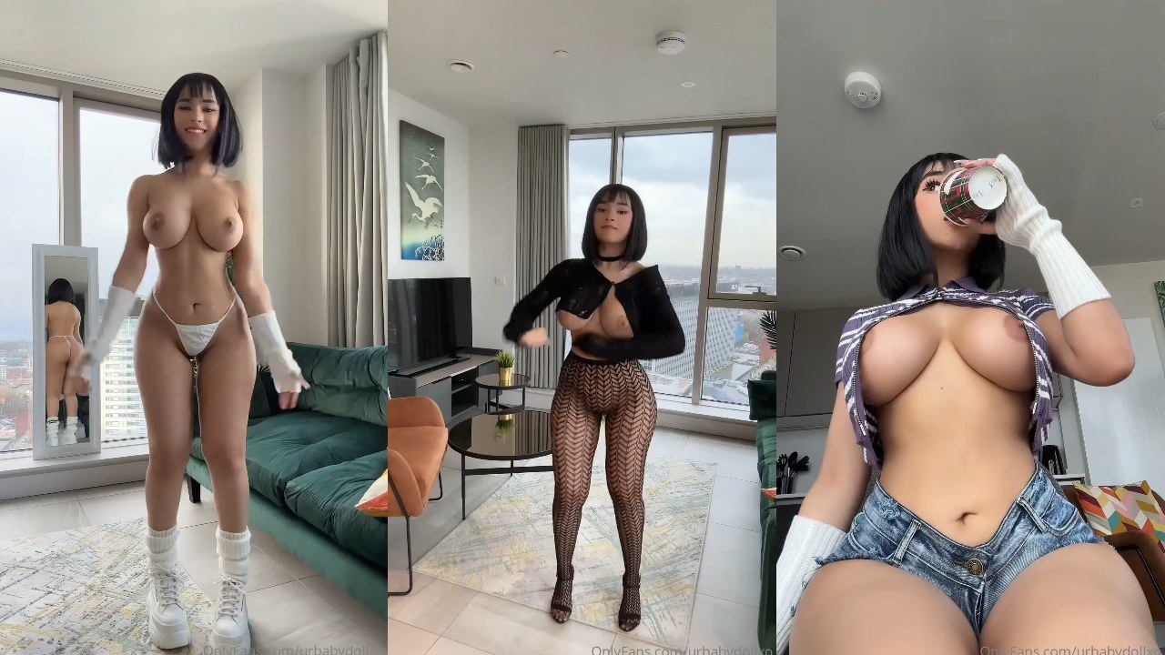 Leila Sohna haciendo TikToks Desnuda
