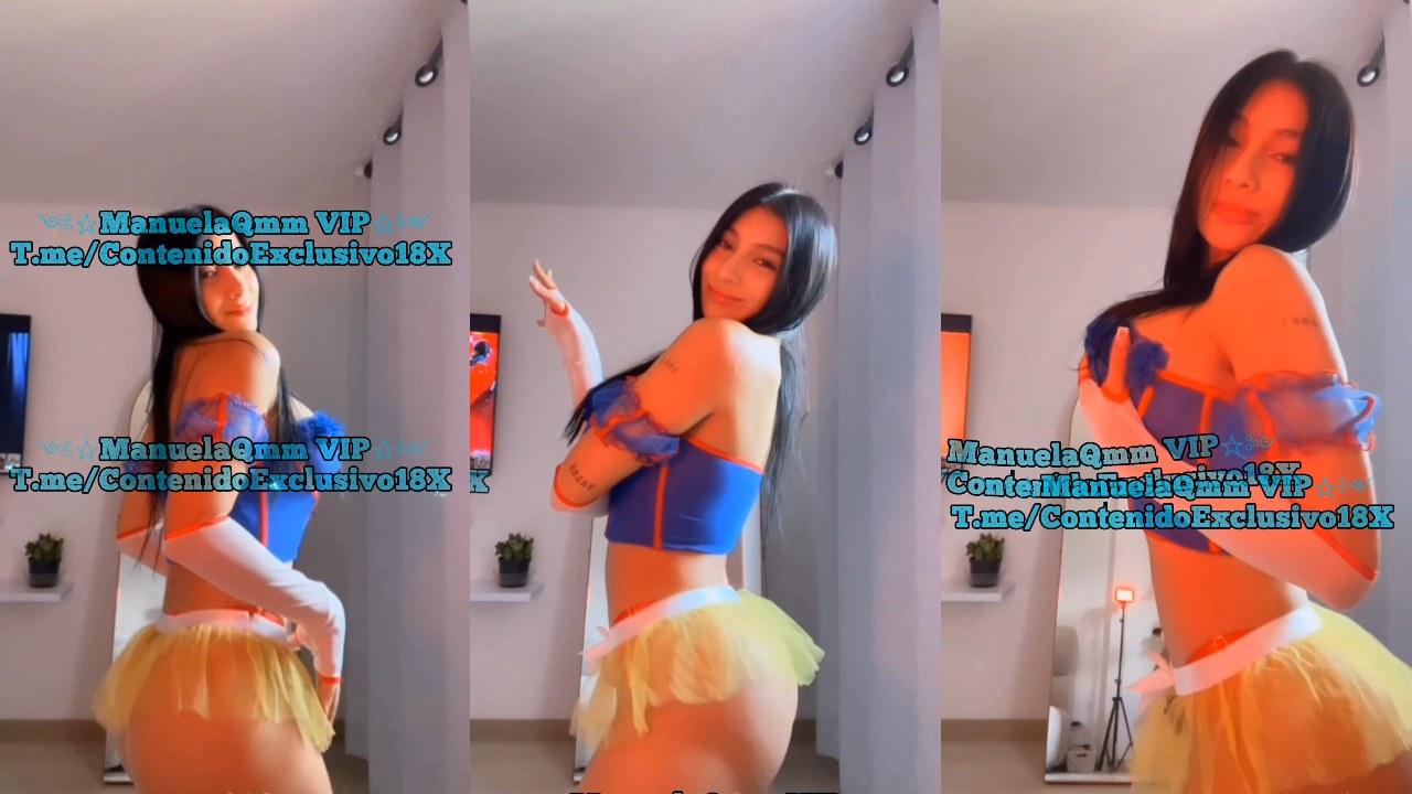 Manuela Quintero baile quitandose la ropa