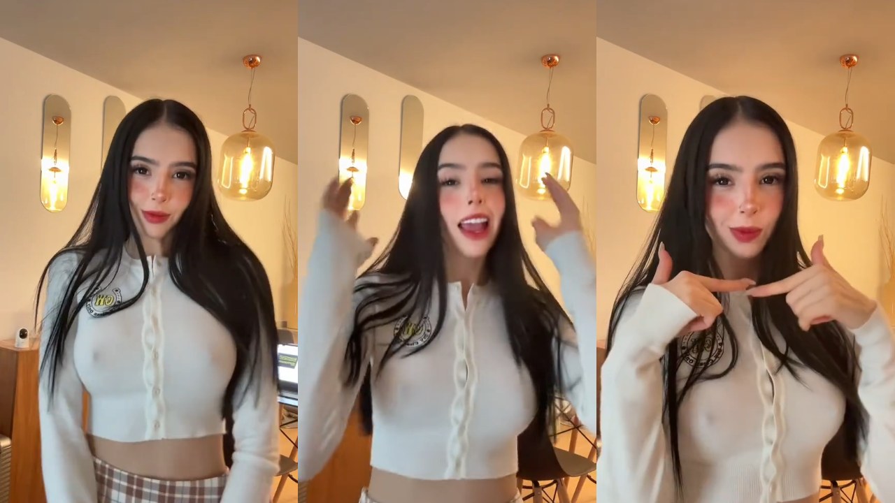 Baile sensual de la niña fresa