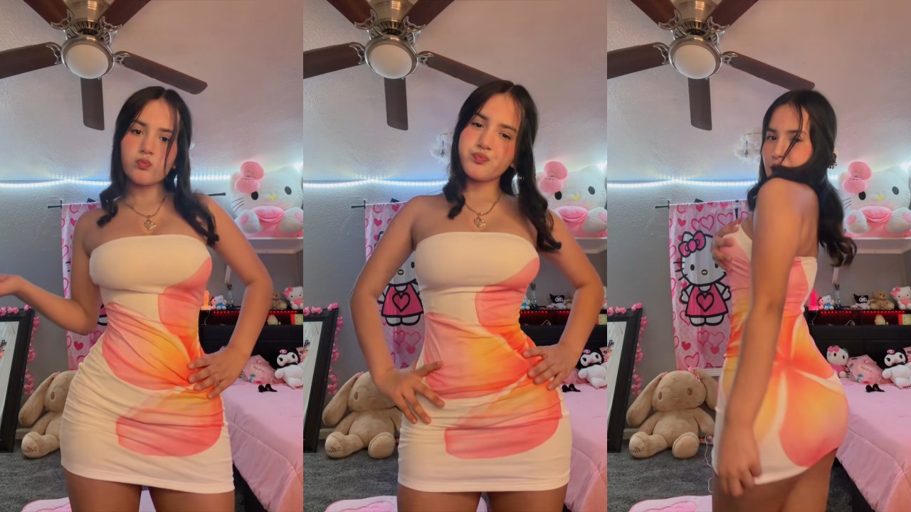 Mary Guerra bailando el mini mini