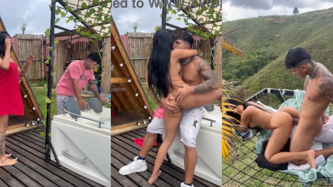 May Hernandez colombiana cogiendo al aire libre