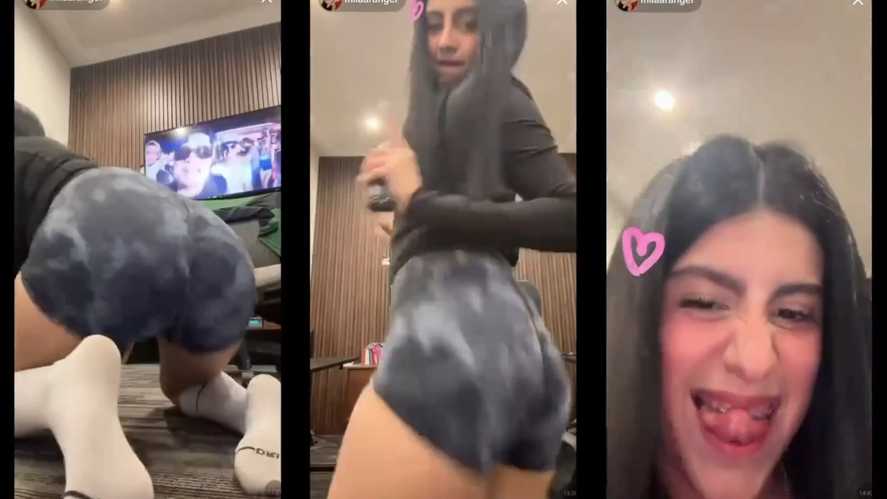 Mila Rangel moviendolo