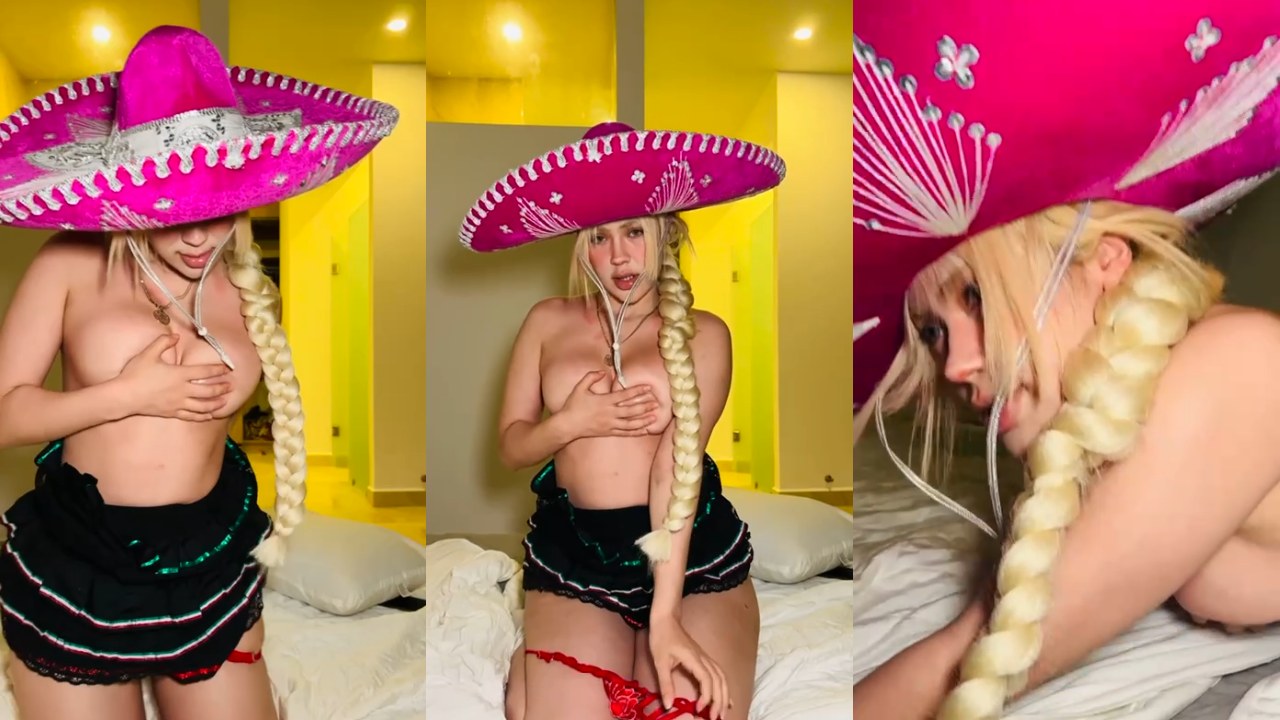 Sofia Alegria desnudandose para sus Fans
